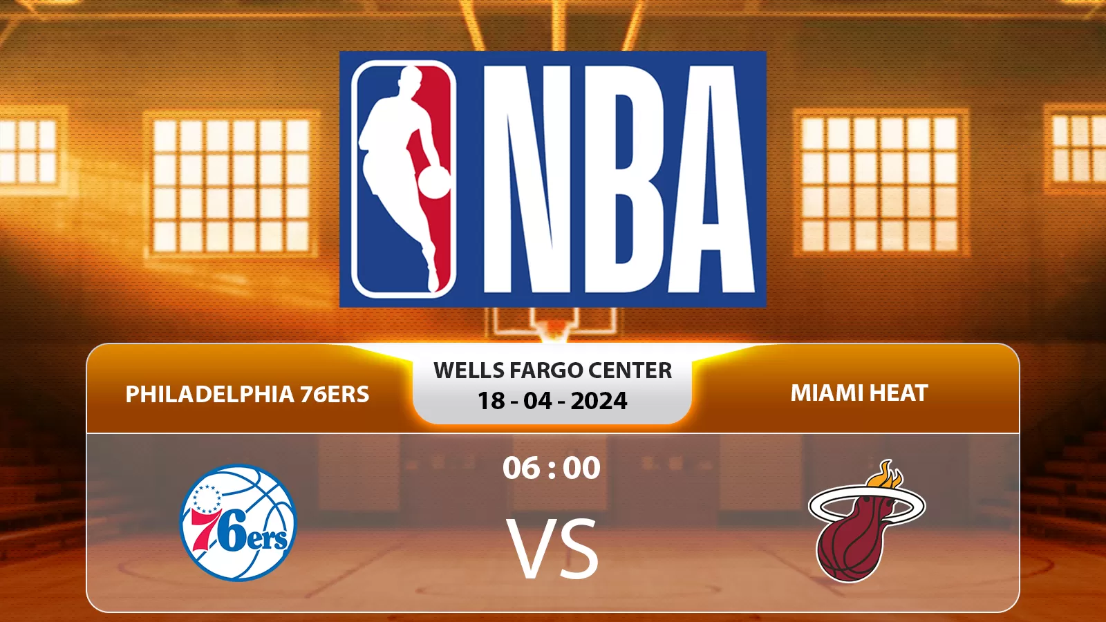 Philadelphia 76ers vs Miami Heat 6h 18/04/2024: dự đoán kết quả NBA mới nhất