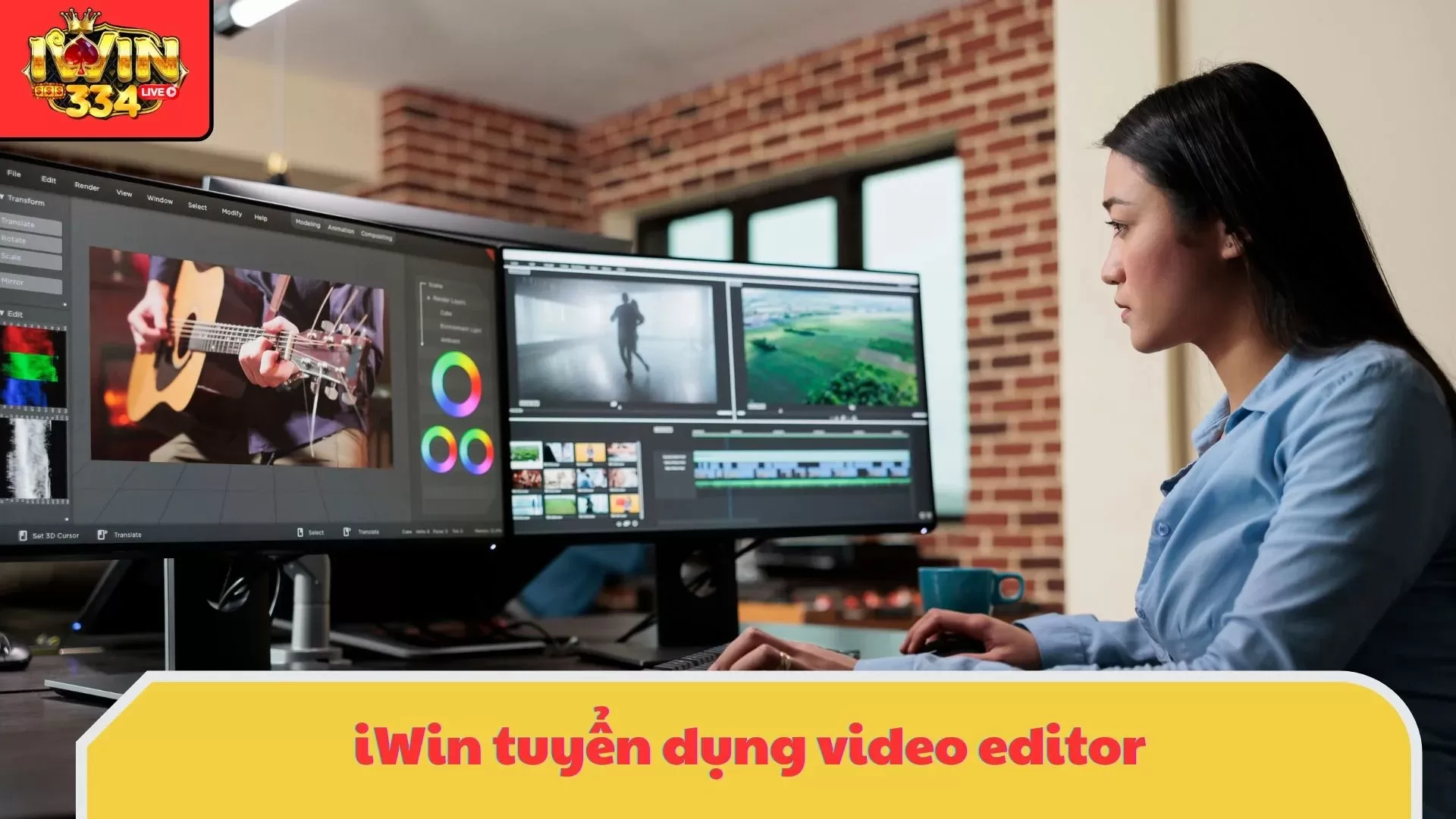iWin tuyển dụng thiết kế video lương cao cho phép làm việc từ xa (remote) linh hoạt
